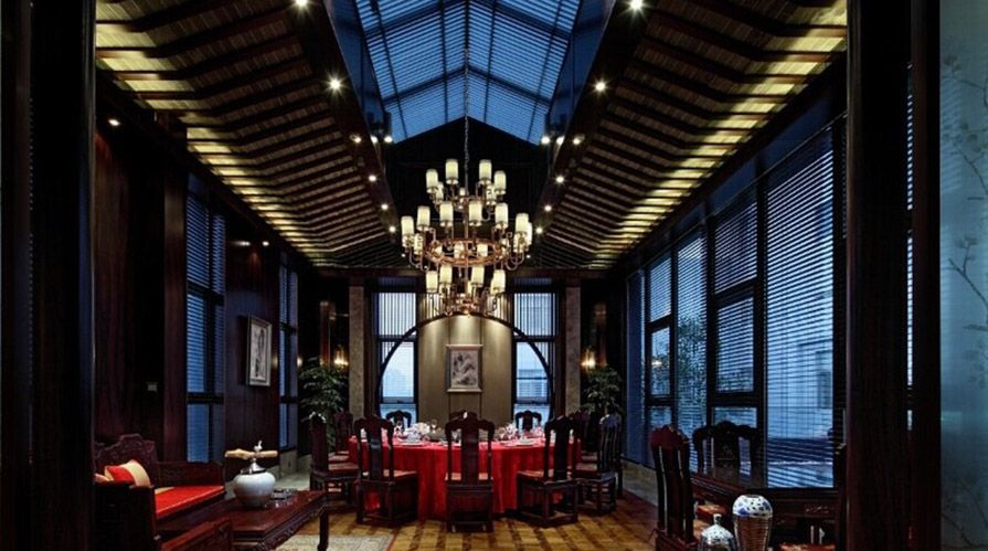 上海装修案例高级咖啡厅装修设计170方